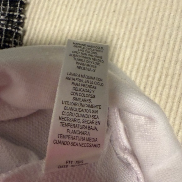 White and Black Graphic Sweatshirt - Picture 3 of 8